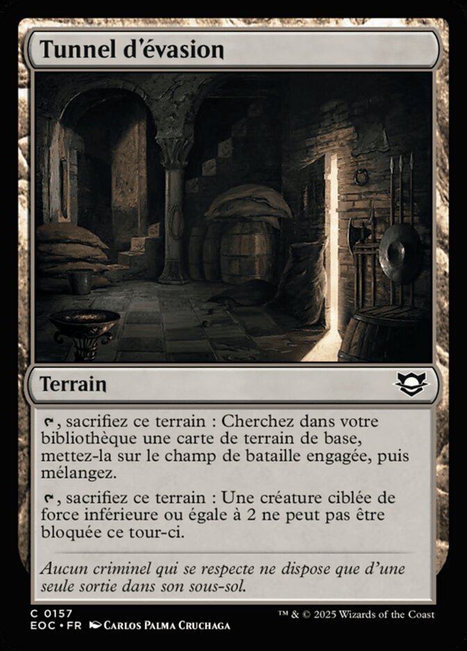 Tunnel d'évasion