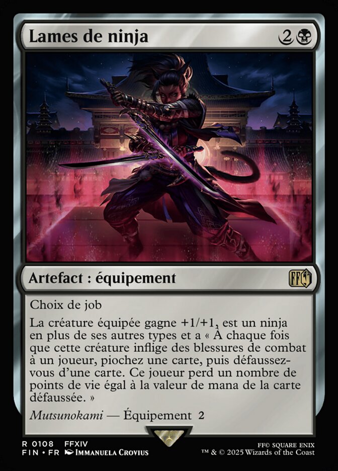 Lames de ninja