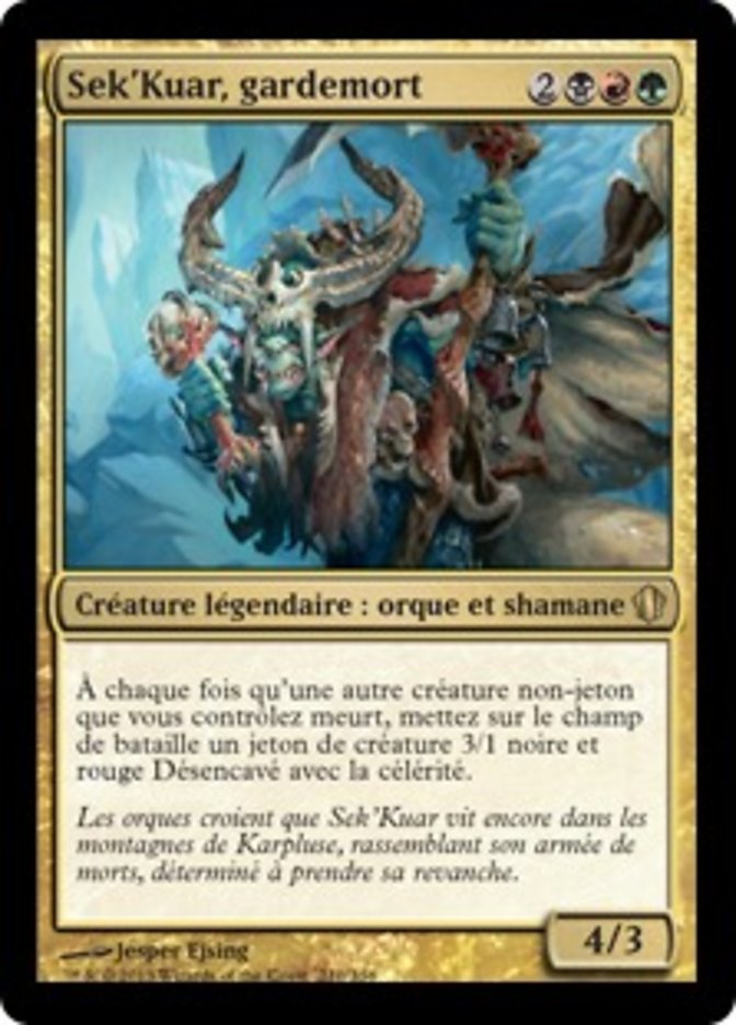 Sek'Kuar, gardemort