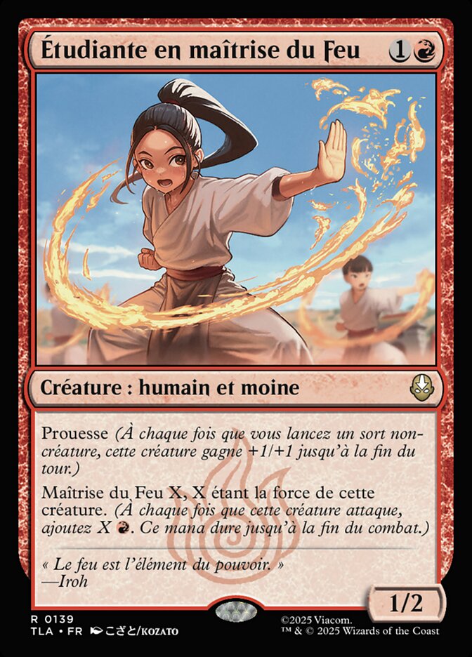 Étudiante en maîtrise du Feu