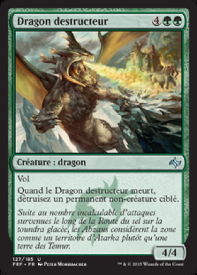 Dragon destructeur