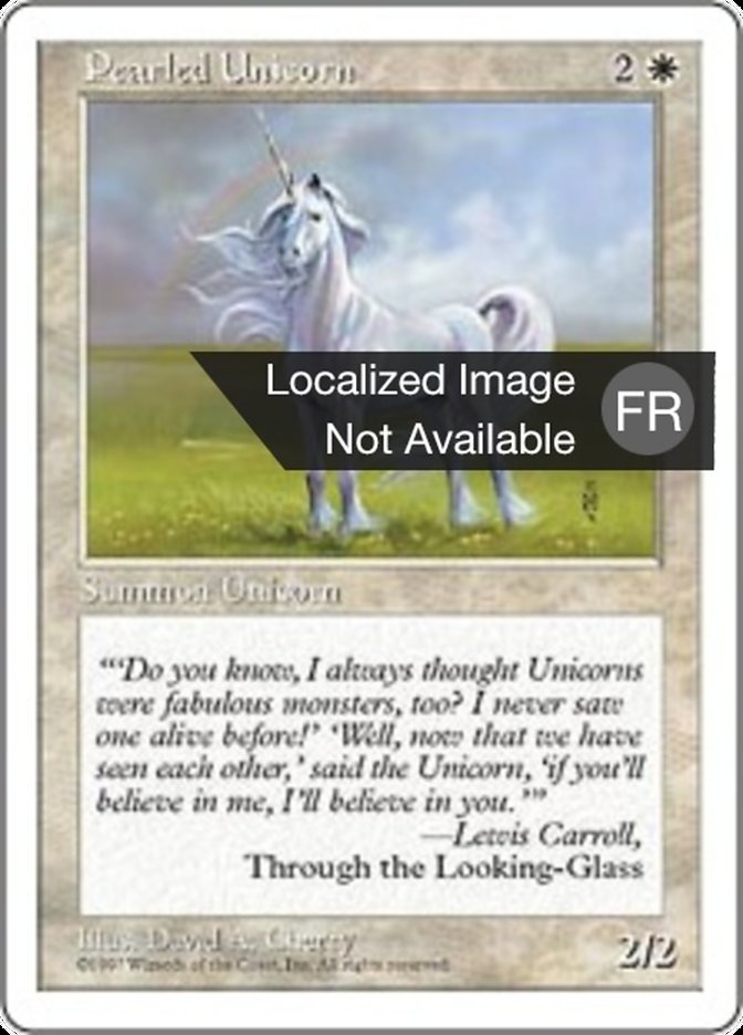 Licorne nacrée
