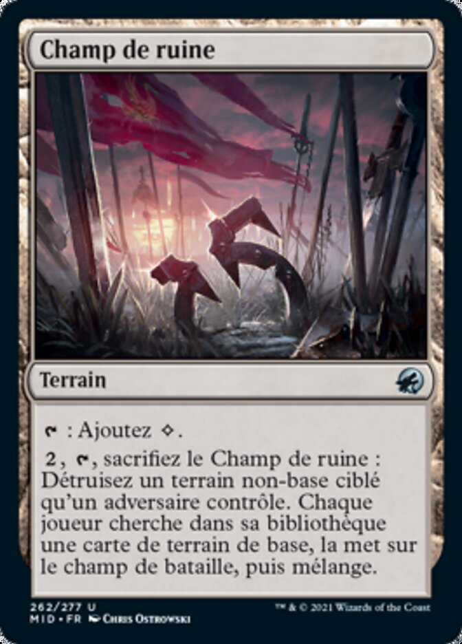 Champ de ruine