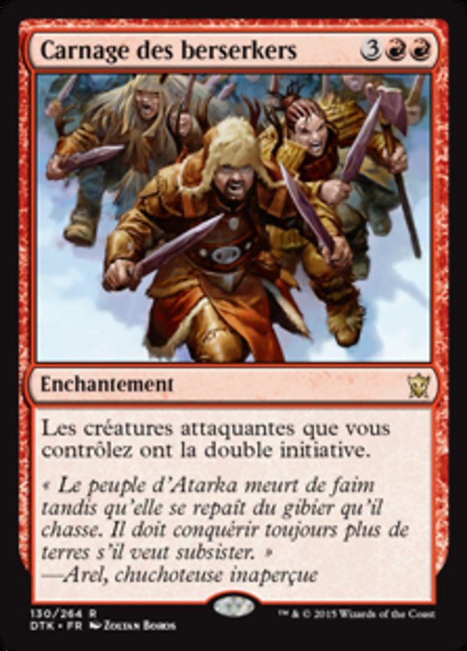 Carnage des berserkers