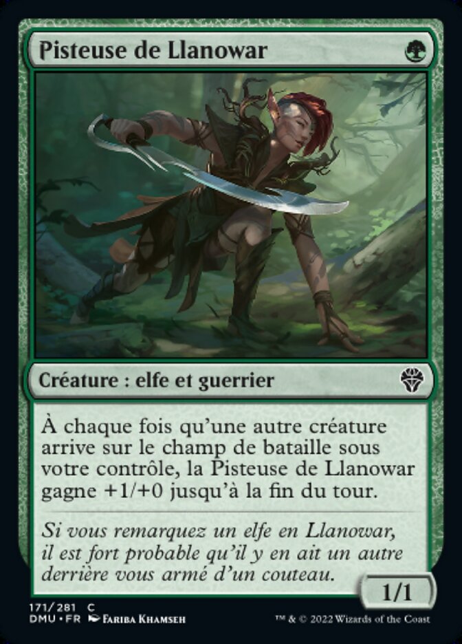 Pisteuse de Llanowar