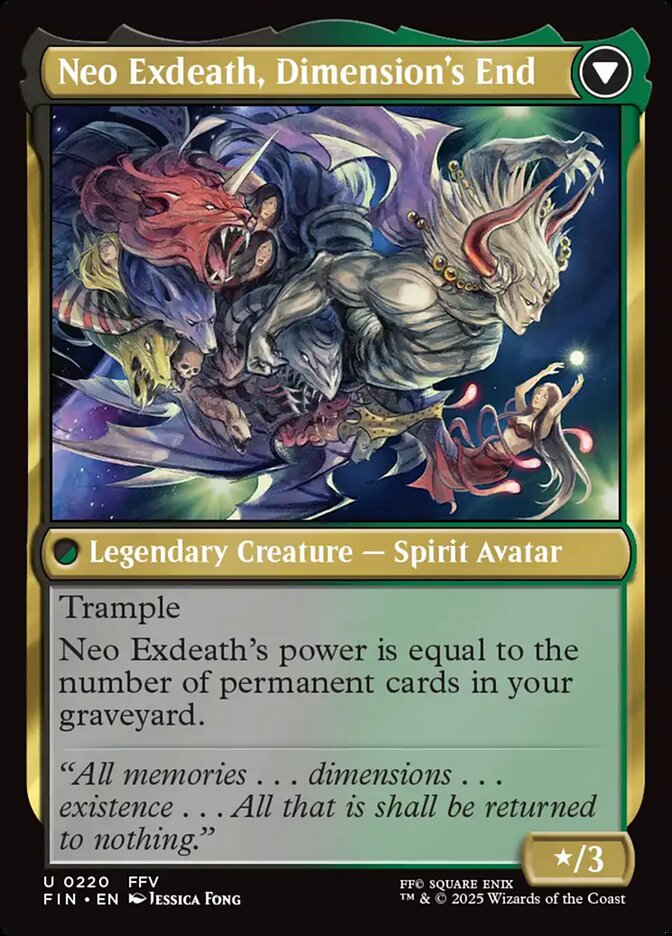 Exdeath, Void Warlock // Neo Exdeath, Dimension's End