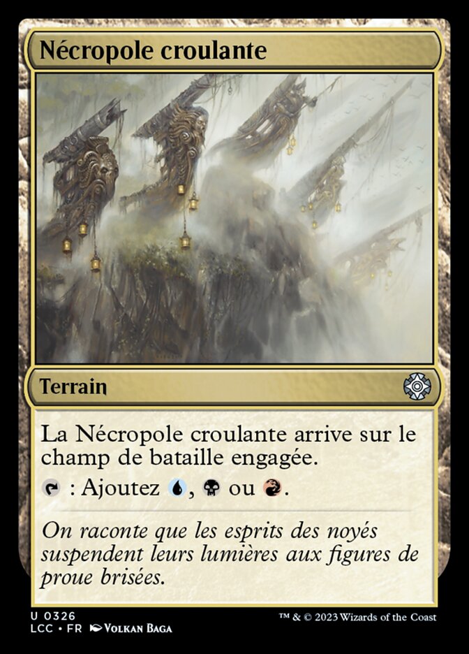 Nécropole croulante