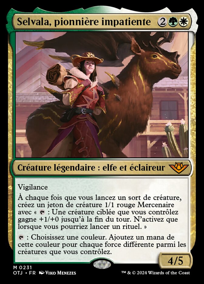 Selvala, pionnière impatiente