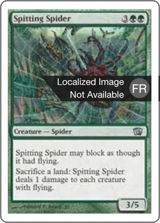 Araignée cracheuse