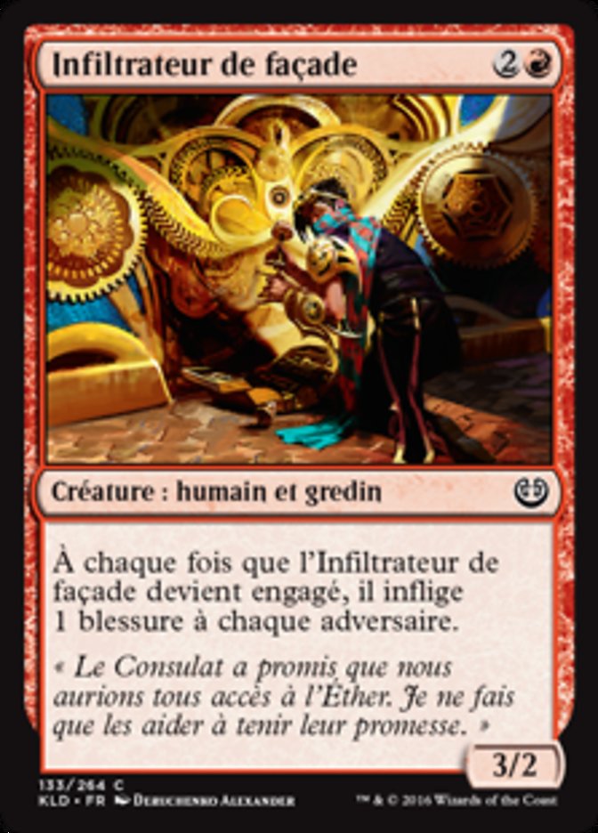 Infiltrateur de façade