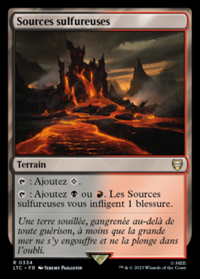 Sources sulfureuses