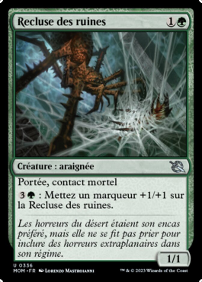 Recluse des ruines