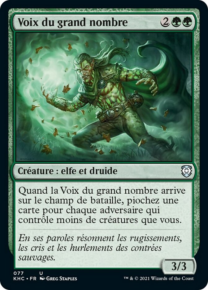 Voix du grand nombre