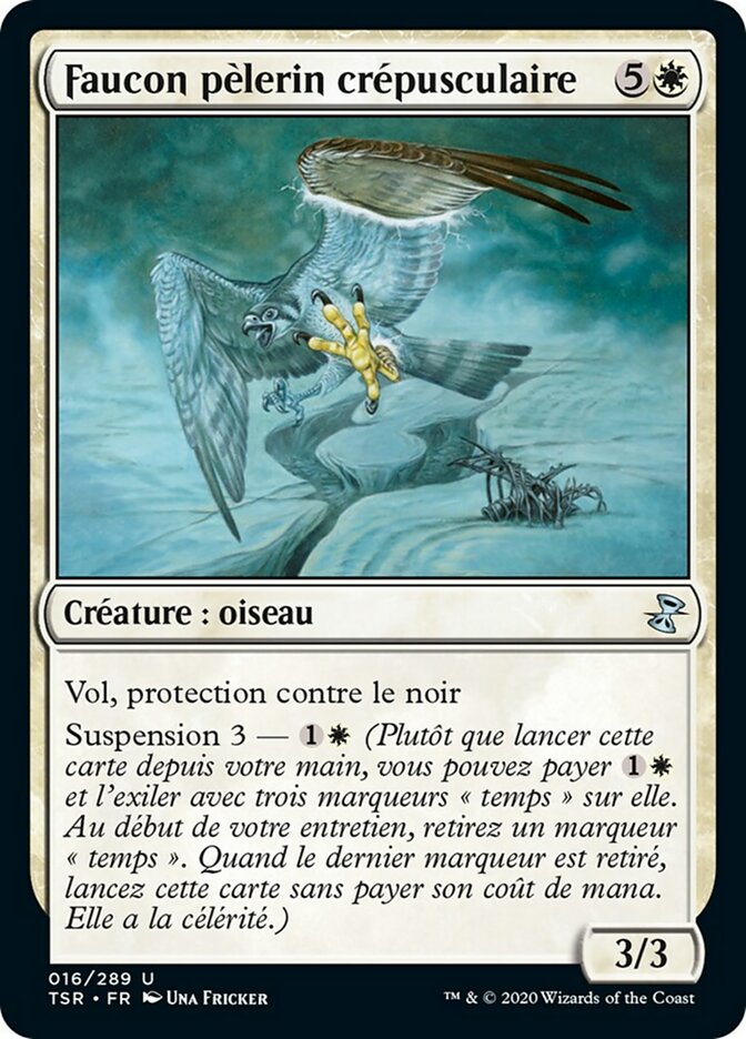 Faucon pèlerin crépusculaire