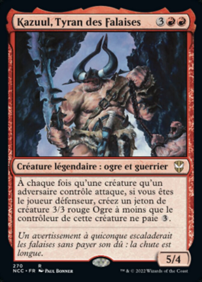 Kazuul, Tyran des Falaises