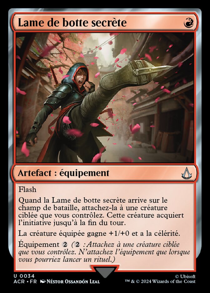 Lame de botte secrète