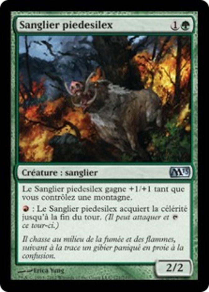 Sanglier piedesilex