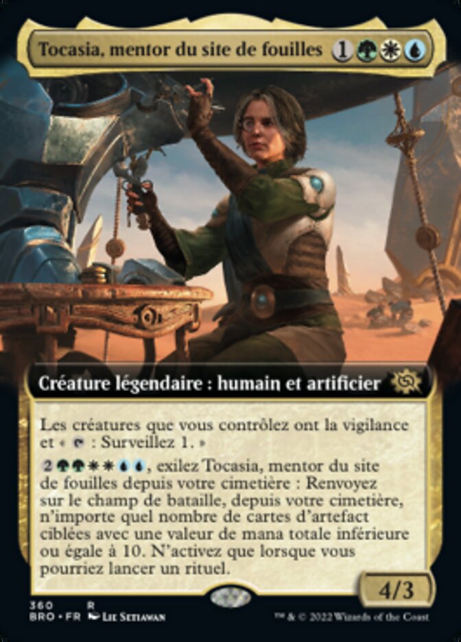 Tocasia, mentor du site de fouilles