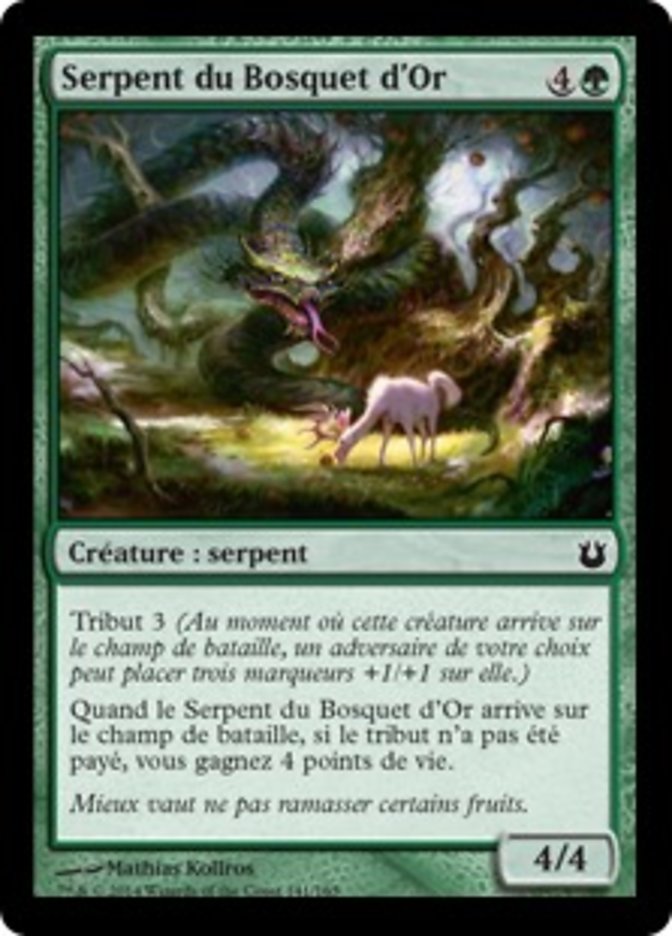Serpent du Bosquet d'Or