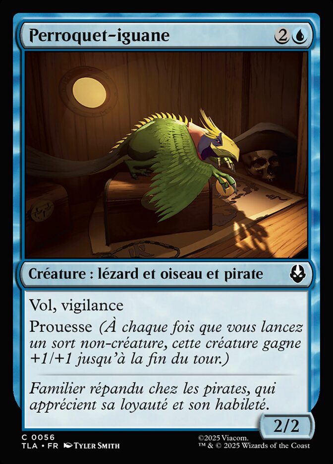 Perroquet-iguane