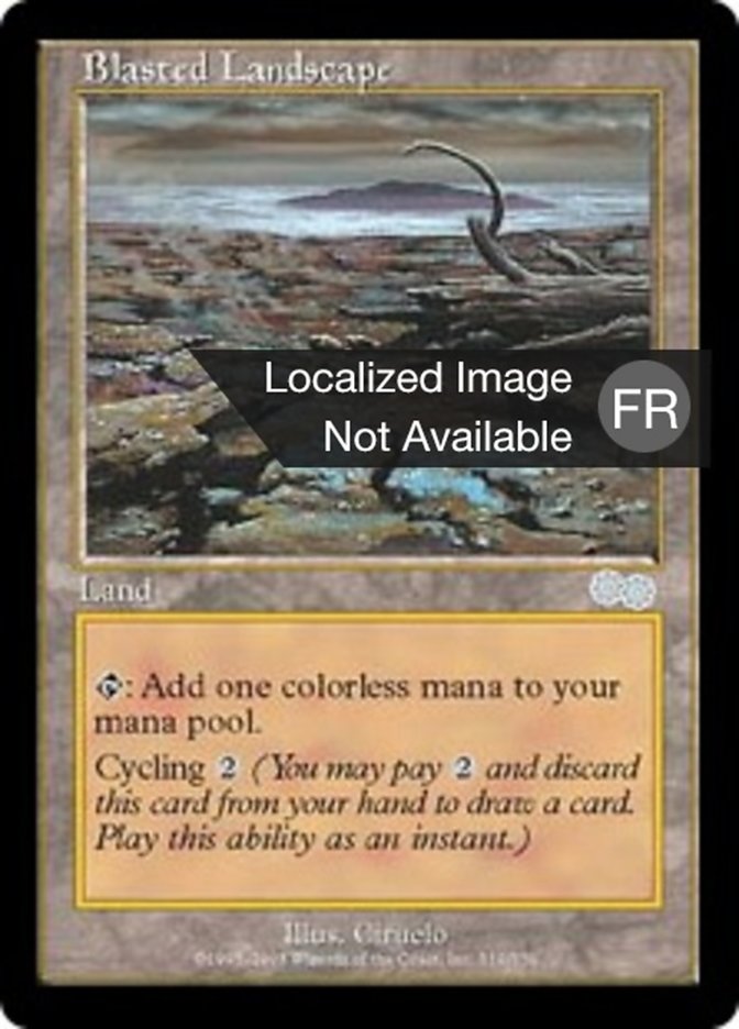 Paysage désolé