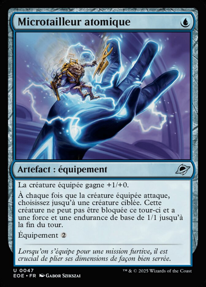 Microtailleur atomique