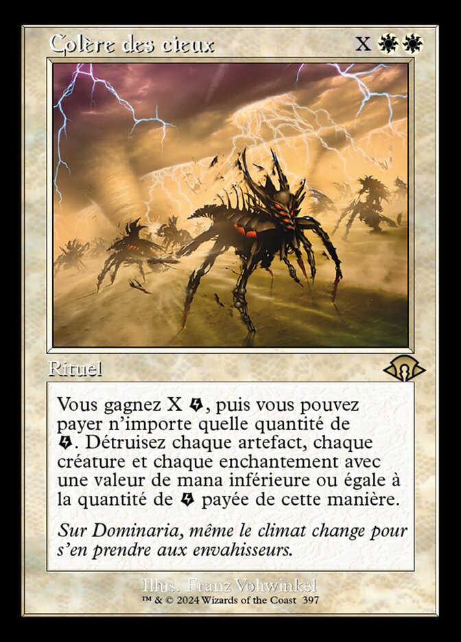 Colère des cieux