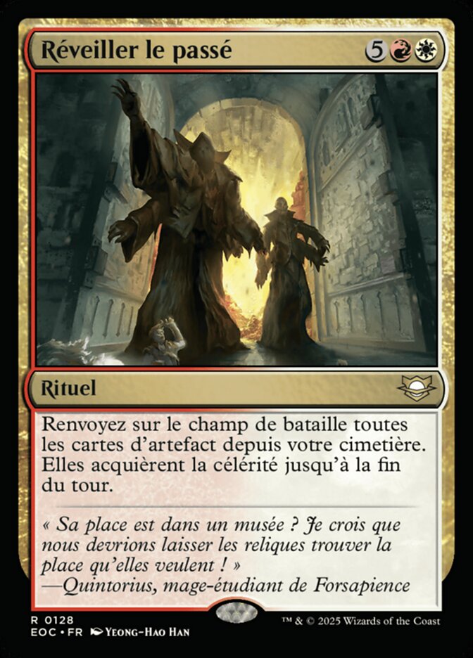 Réveiller le passé