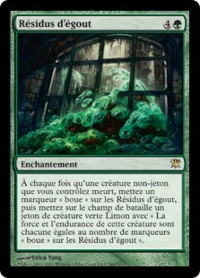 Résidus d'égout