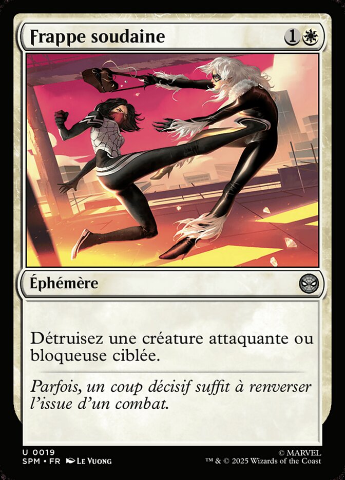 Frappe soudaine