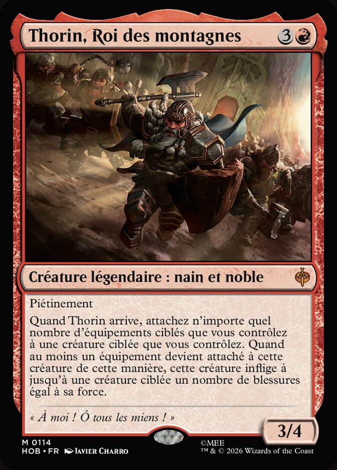 Thorin, Roi des montagnes