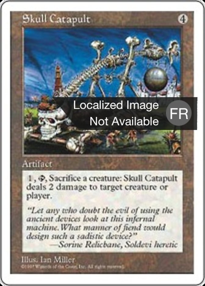 Catapulte des crânes
