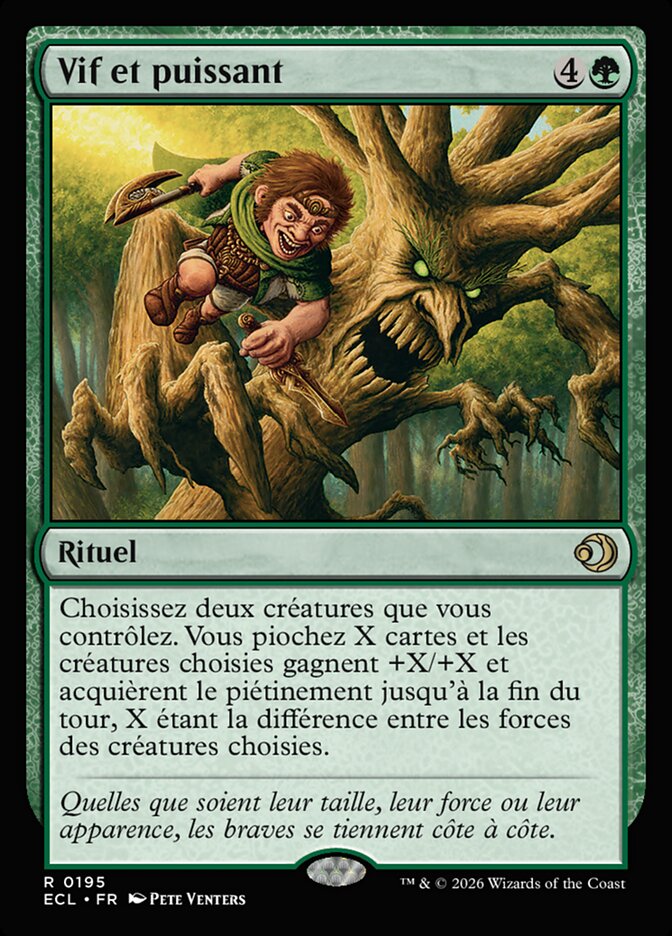 Vif et puissant