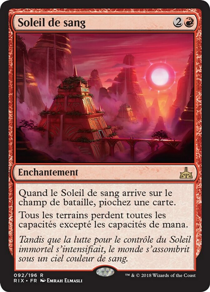 Soleil de sang