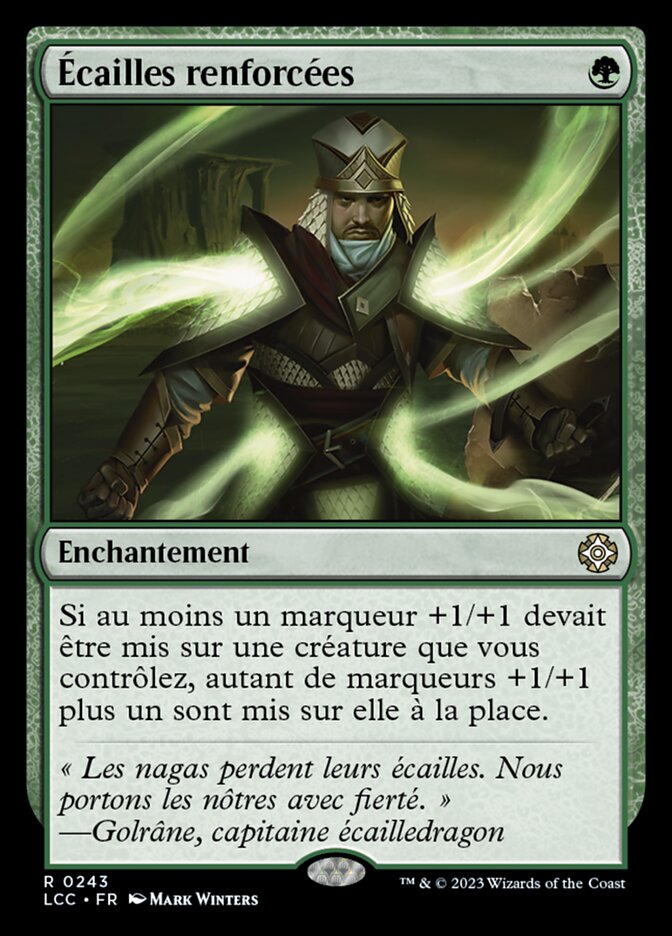 Écailles renforcées