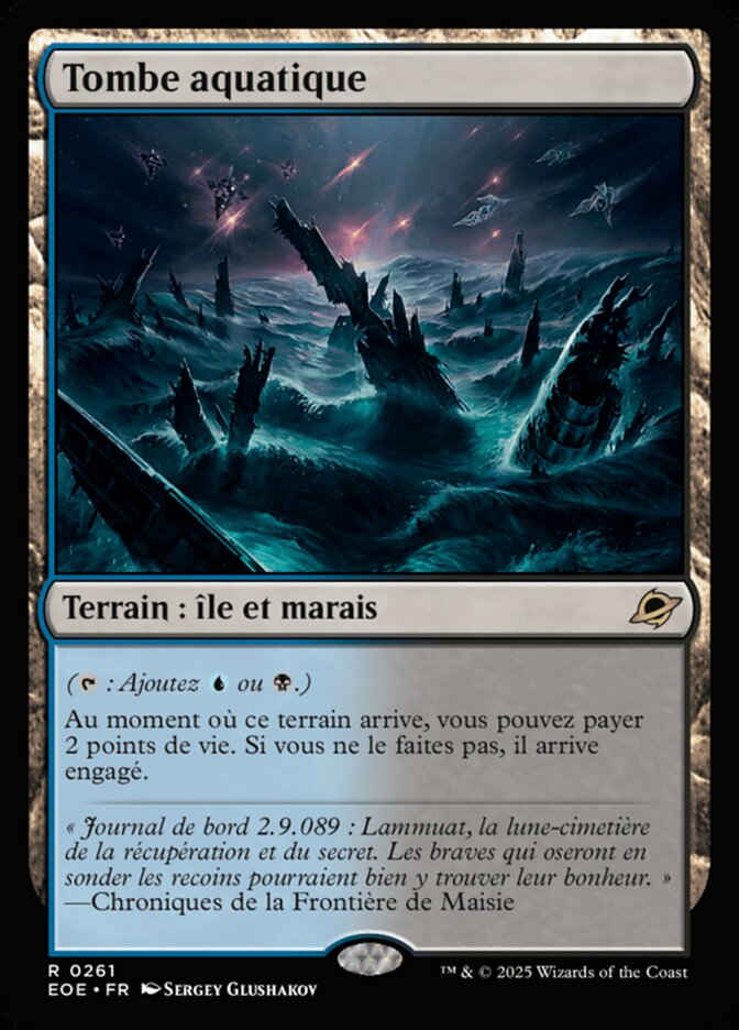 Tombe aquatique