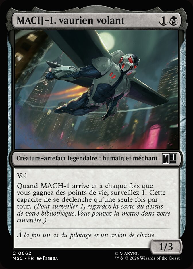 MACH-1, vaurien volant