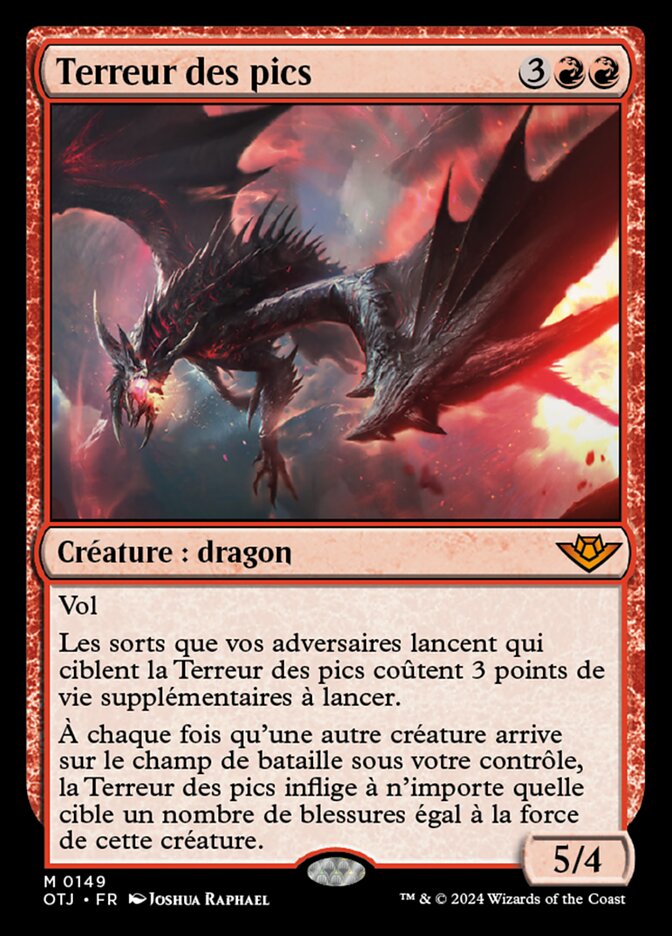 Terreur des pics