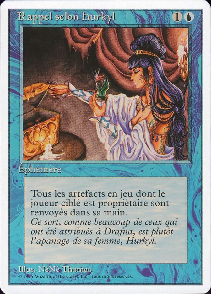Rappel selon Hurkyl