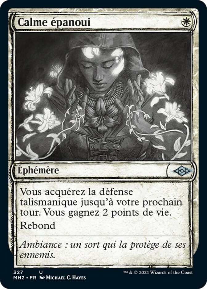Calme épanoui