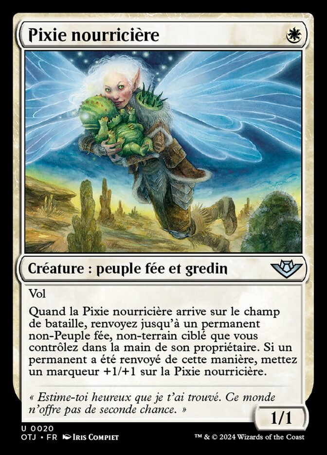 Pixie nourricière
