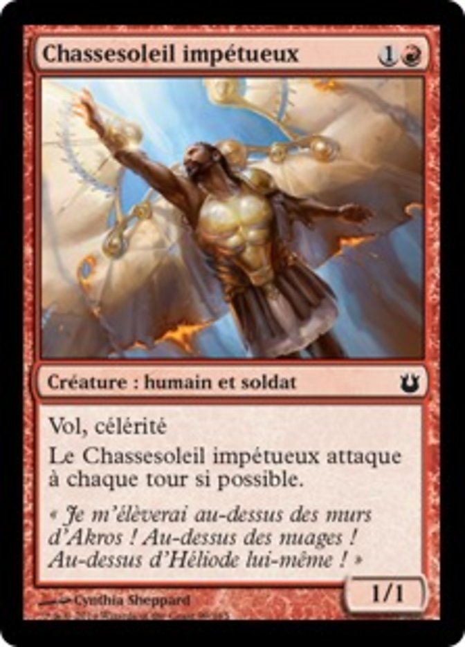 Chassesoleil impétueux