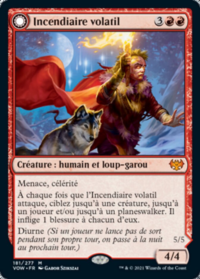 Incendiaire volatil
