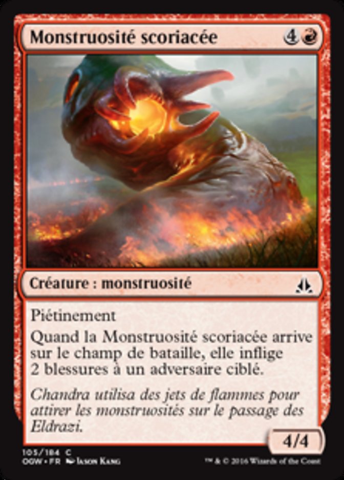 Monstruosité scoriacée
