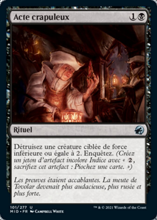 Acte crapuleux