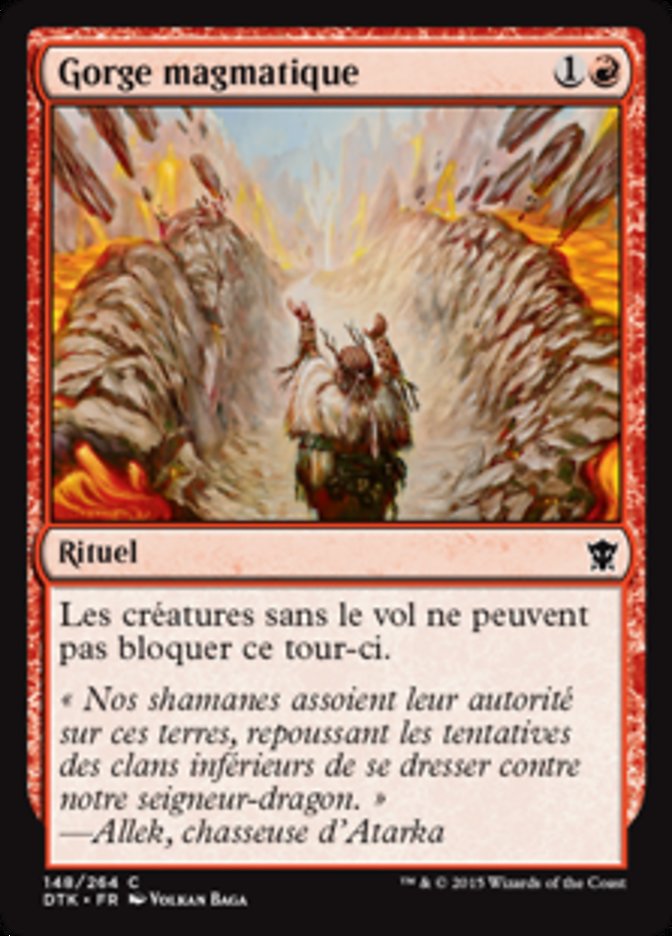 Gorge magmatique