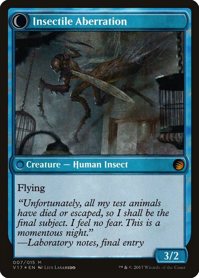 Delver of Secrets // Insectile Aberration