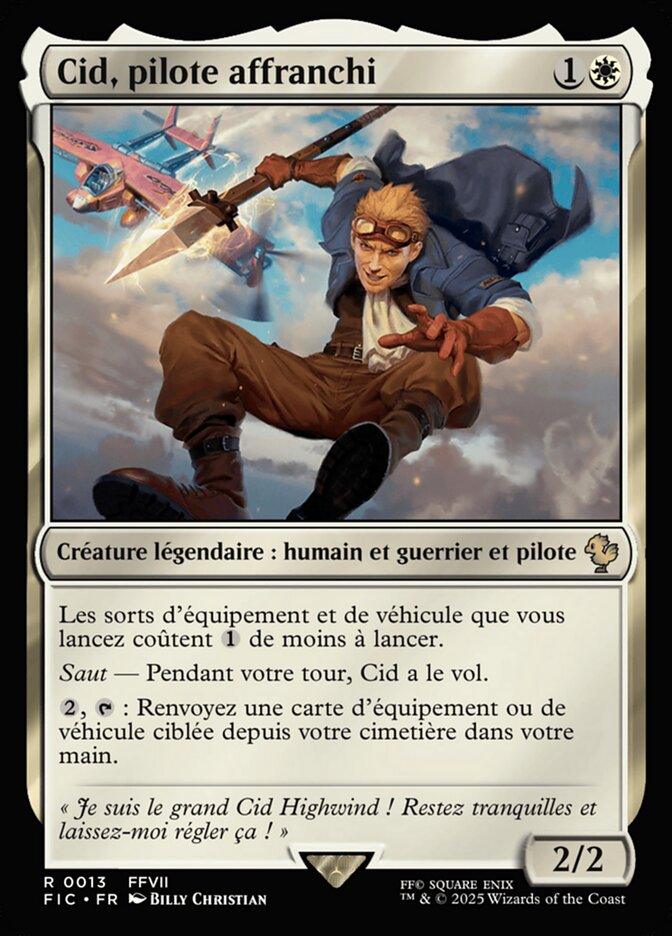 Cid, pilote affranchi