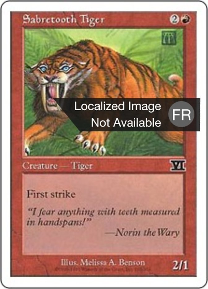 Tigre à dents de sabre