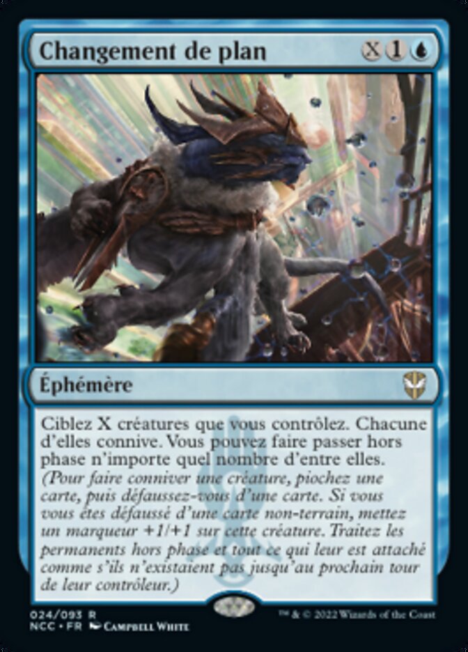 Changement de plan